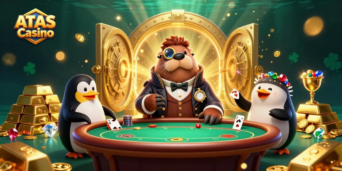 Experience exhilarating gaming at ATAS Casino, where players enjoy vibrant poker moments under the sea.