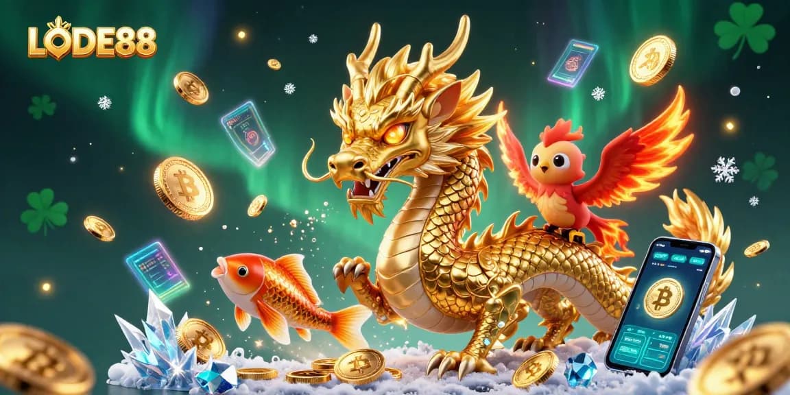 Engage with LODE88: experience thrilling wins in a vibrant 3D casino world with lucky symbols.