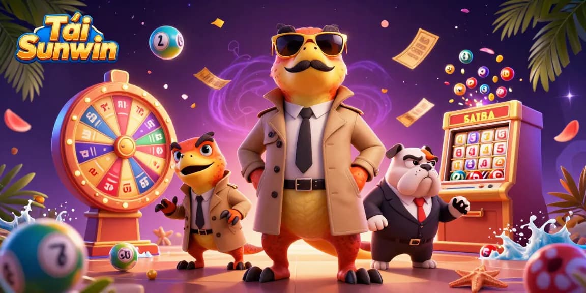 Tải Sunwin and experience exciting gameplay with raptors trying to enter a VIP casino, amidst vibrant game elements.