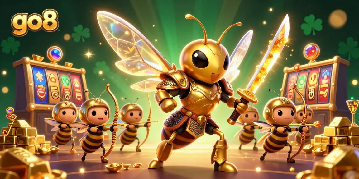 Win big with go8's vibrant casino games as golden hornet samurai showcase high-energy action.