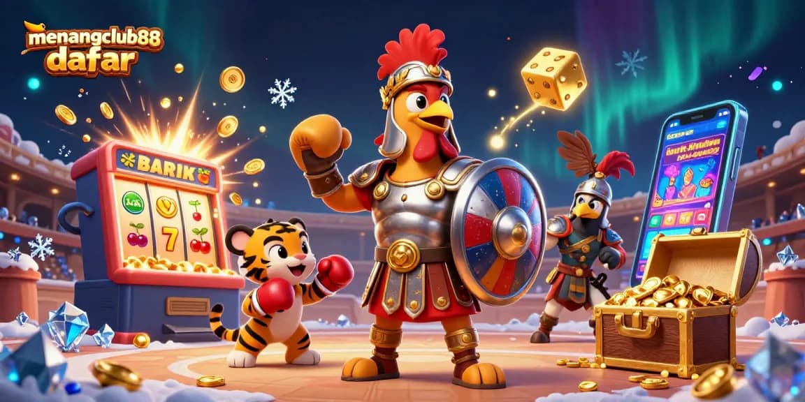 Engage with menangclub88 daftar through vibrant 3D casino adventure featuring dynamic characters and jackpots.