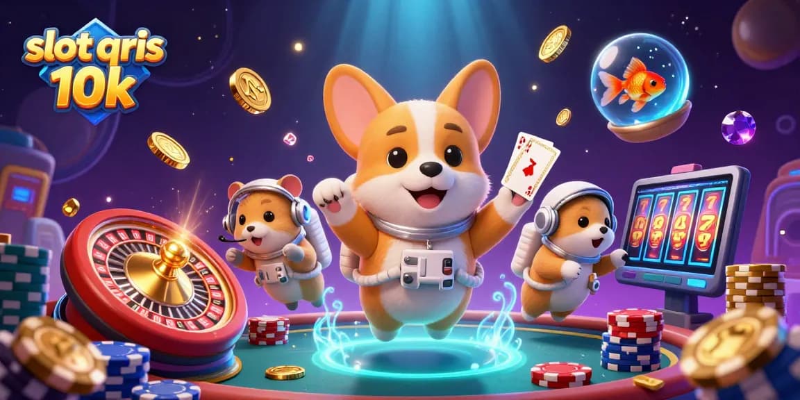 Spin and win with slot qris 10k in a vibrant cosmic casino adventure.