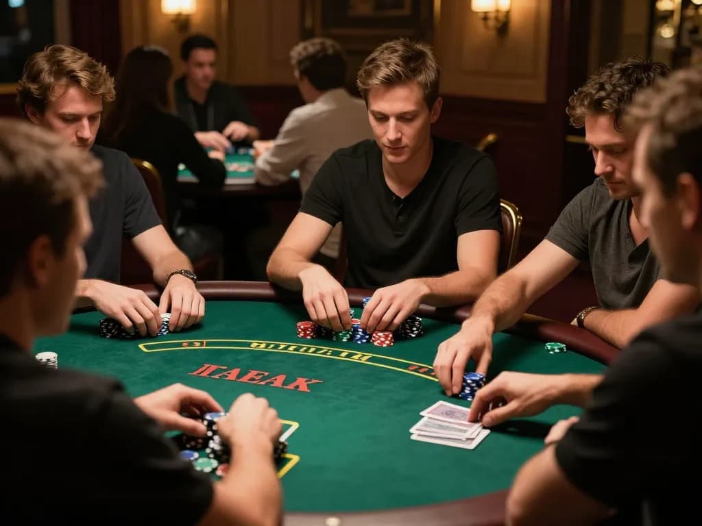 Players enjoying an engaging poker game at SC88, showcasing strategic gameplay and competitive spirit.
