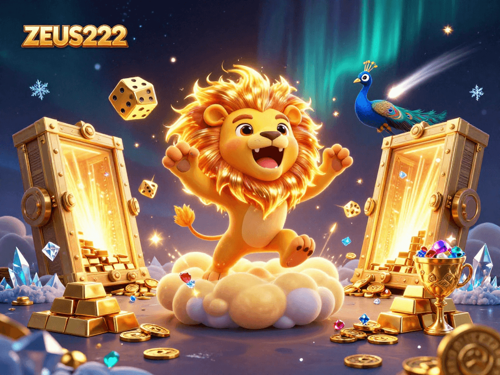 Experience the excitement of ZEUS222 with thrilling 3D imagery showcasing immersive gaming elements.