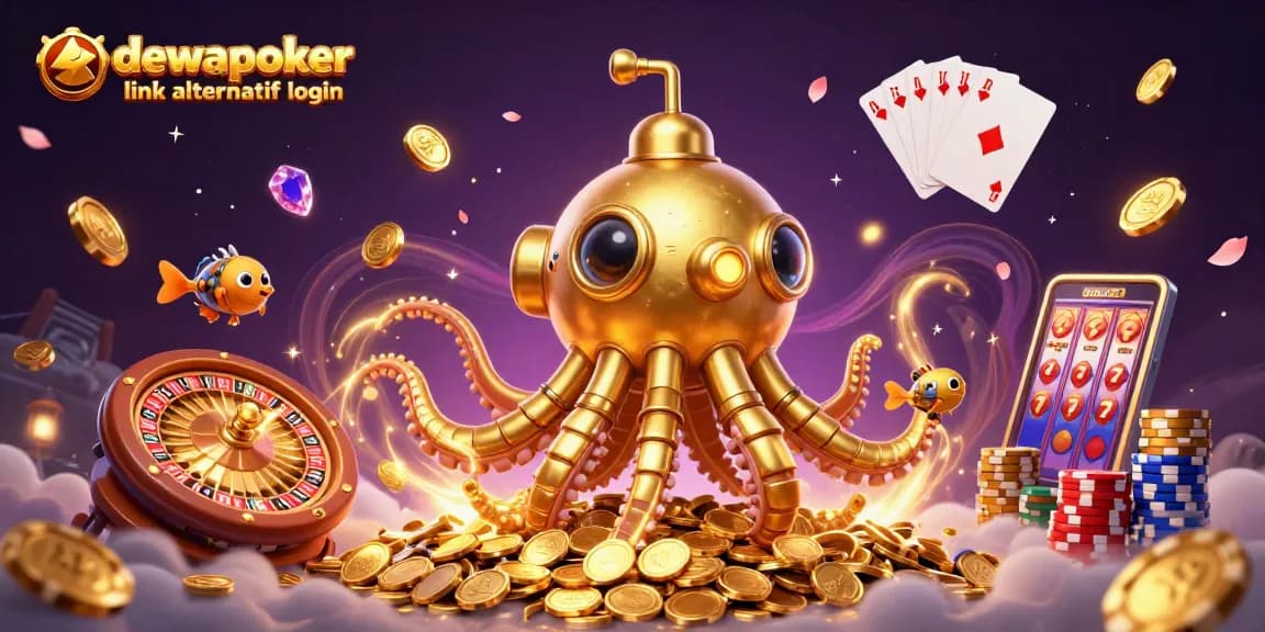 Experience the thrill with DewaPoker link alternatif login featuring dynamic casino elements.