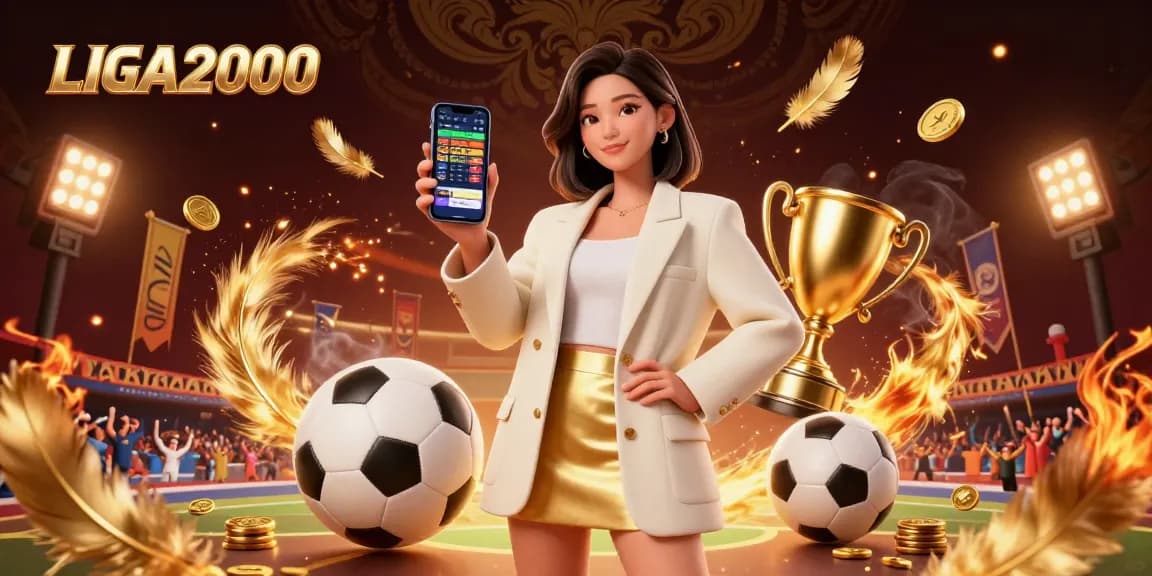 Terlibat dalam aksi taruhan olahraga LIGA2000 melalui adegan 3D yang hidup yang diperkaya dengan trofi dan elemen permainan.