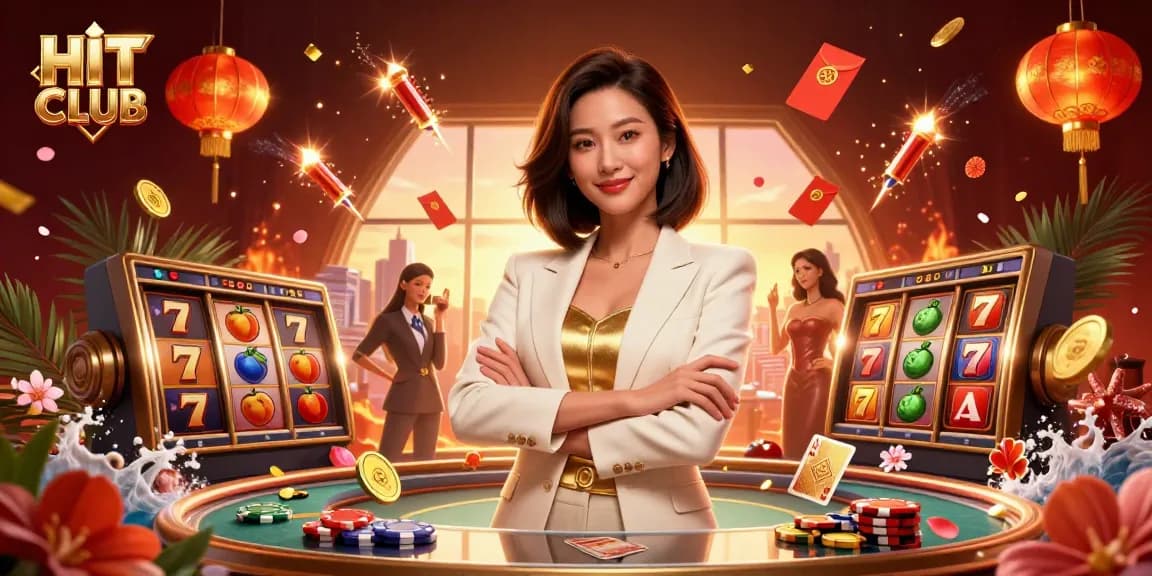 Experience thrilling gameplay at HIT CLUB with stunning 3D visuals showcasing exciting slots and captivating elements.