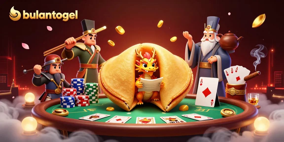 Gambarkan bulantogel saat pemain menang dengan kartu poker dan karakter unik di kasino virtual.
