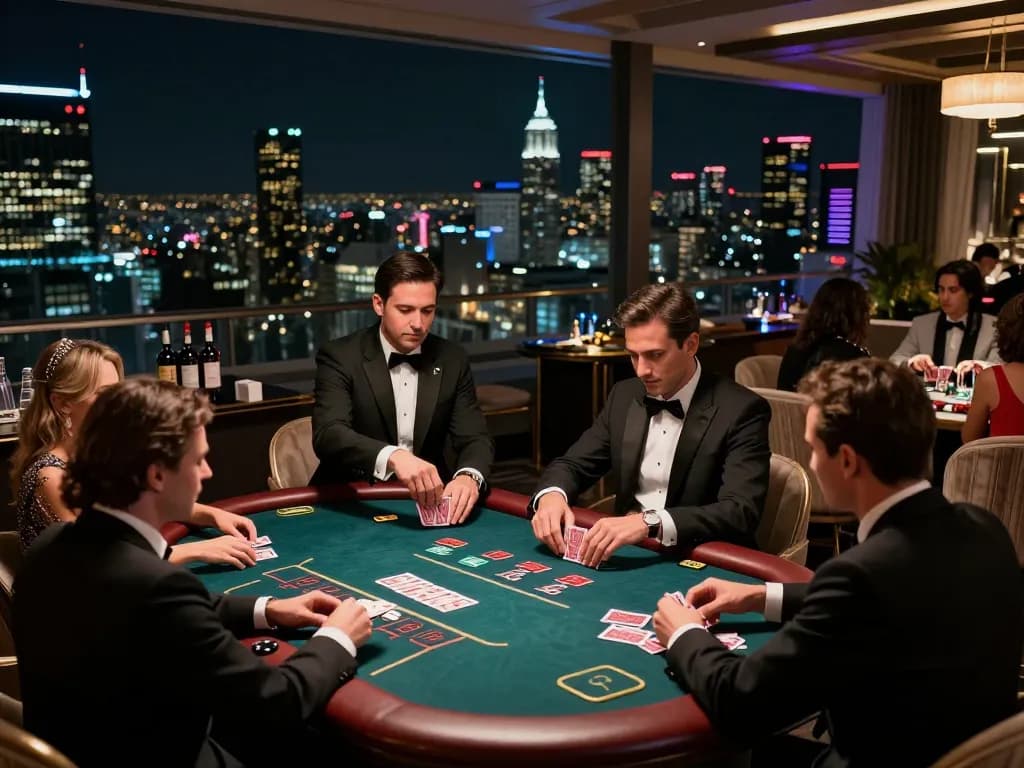 Experience high-stakes poker action and luxury at 77WIN's premier casino