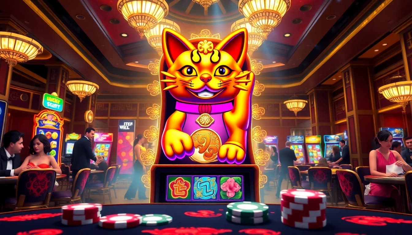 Experience the excitement of Lucky Neko PG Soft RTP 96.73% at a luxurious casino.