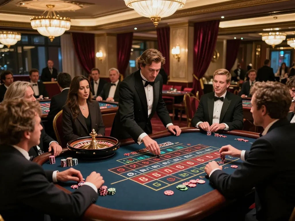 Spin the roulette wheel at 77WIN casino, where excitement meets luxury gaming.