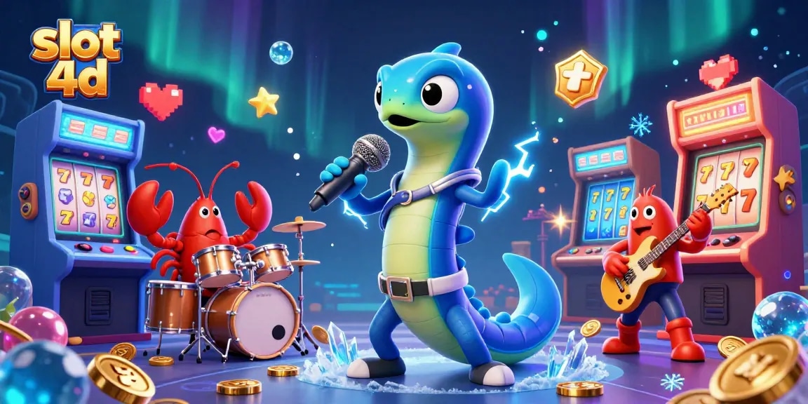 Experience thrilling slot 4d action with vibrant casino scenes and dynamic characters.