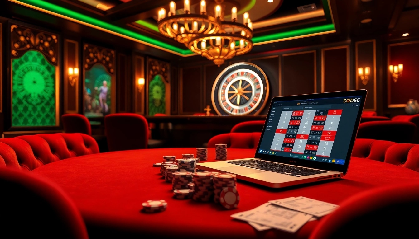 SODO66 enhances poker enjoyment with vibrant chips, elegant cards, and exciting roulette.
