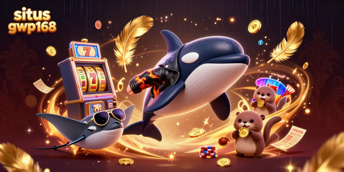 Meraih kemenangan di situs gwp168 dengan simbol jackpot dan karakter unik dari dunia laut.