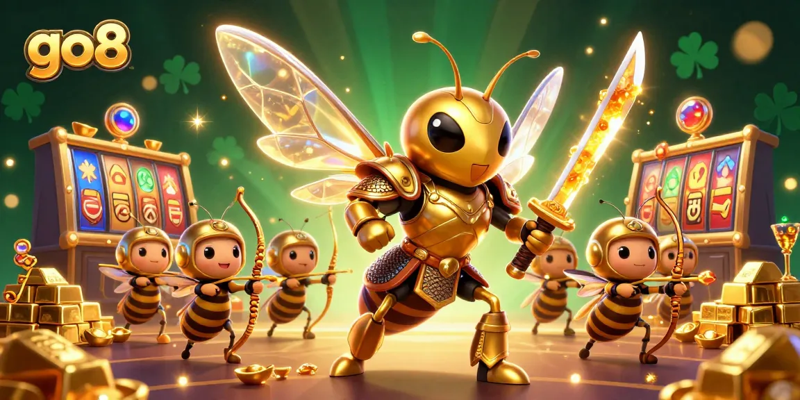 Win big with go8's vibrant casino games as golden hornet samurai showcase high-energy action.