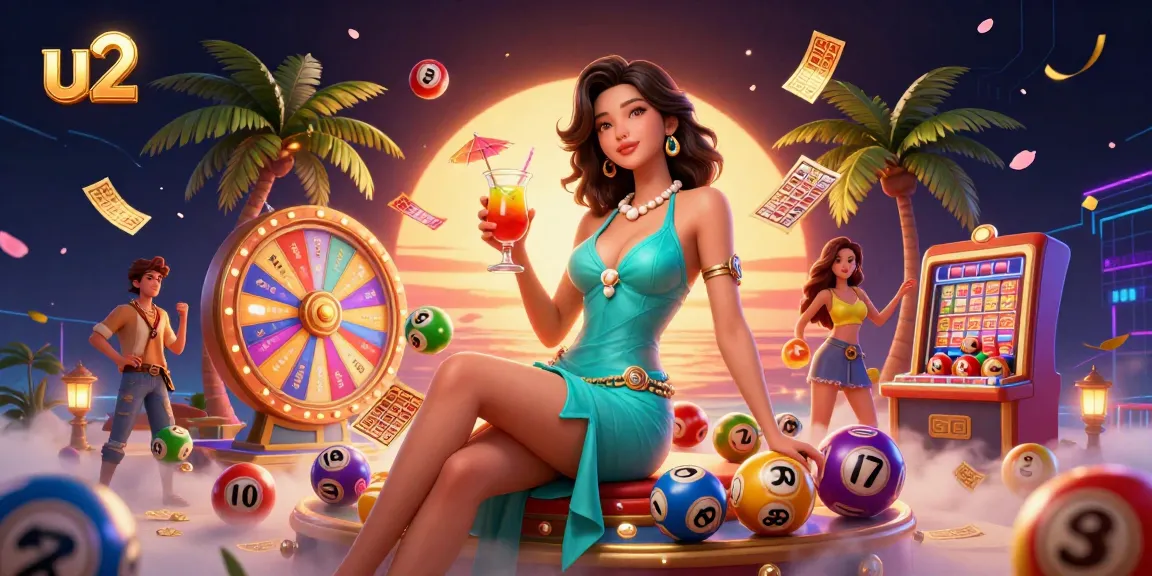 Play exciting u2 casino games with vibrant colors, dynamic elements, and a glamorous atmosphere.