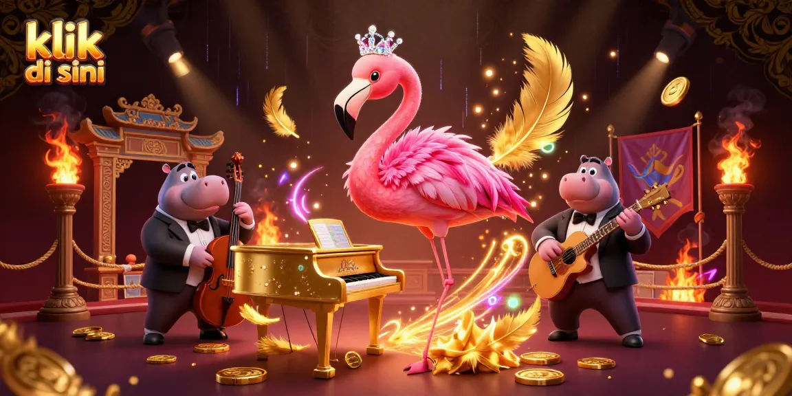 Experience the thrilling energy of the casino atmosphere with a vibrant klik di sini promotional scene featuring iconic characters.