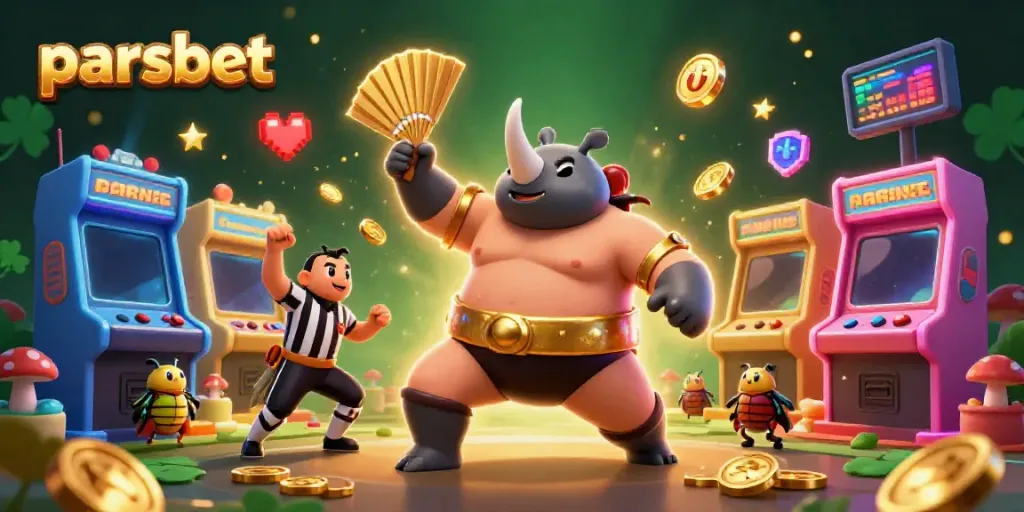 Parsbet kazançları artırma stratejileri ile dolu, renkli ve eğlenceli casino sahnesi.