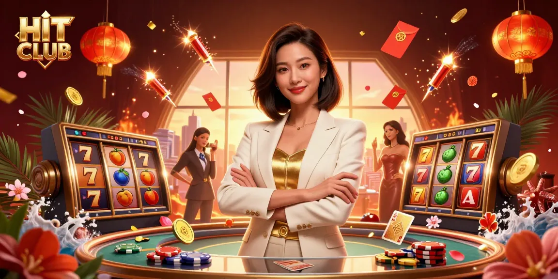 Experience thrilling gameplay at HIT CLUB with stunning 3D visuals showcasing exciting slots and captivating elements.