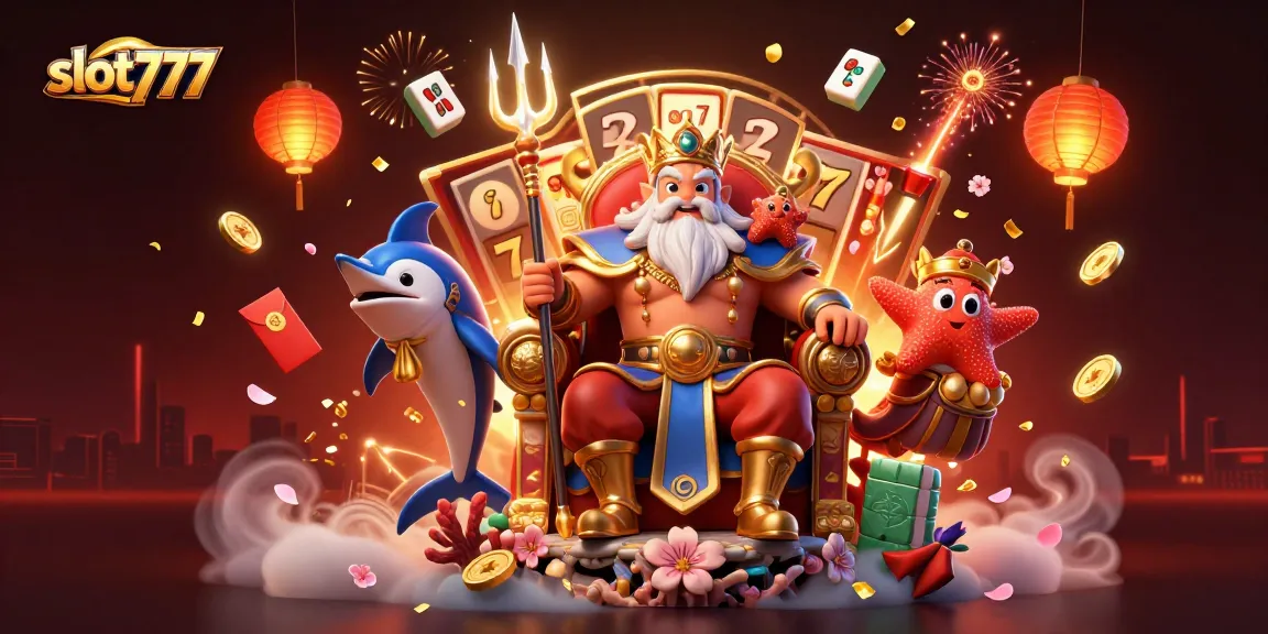 Engage with slot777 to enjoy vibrant and dynamic slot games in a mesmerizing casino scene.