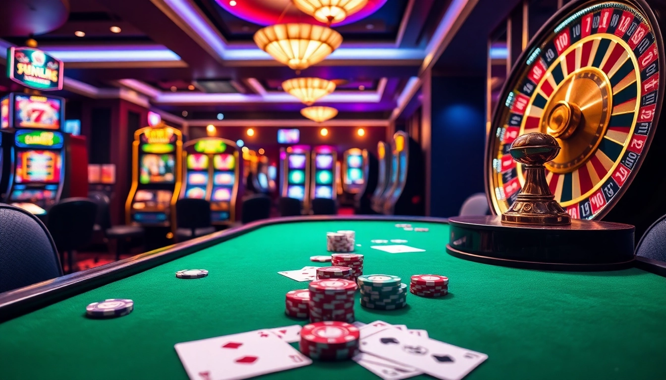 Experience thrilling gameplay at https://soibet.vision/ with vibrant casino tables and exciting slot machines.