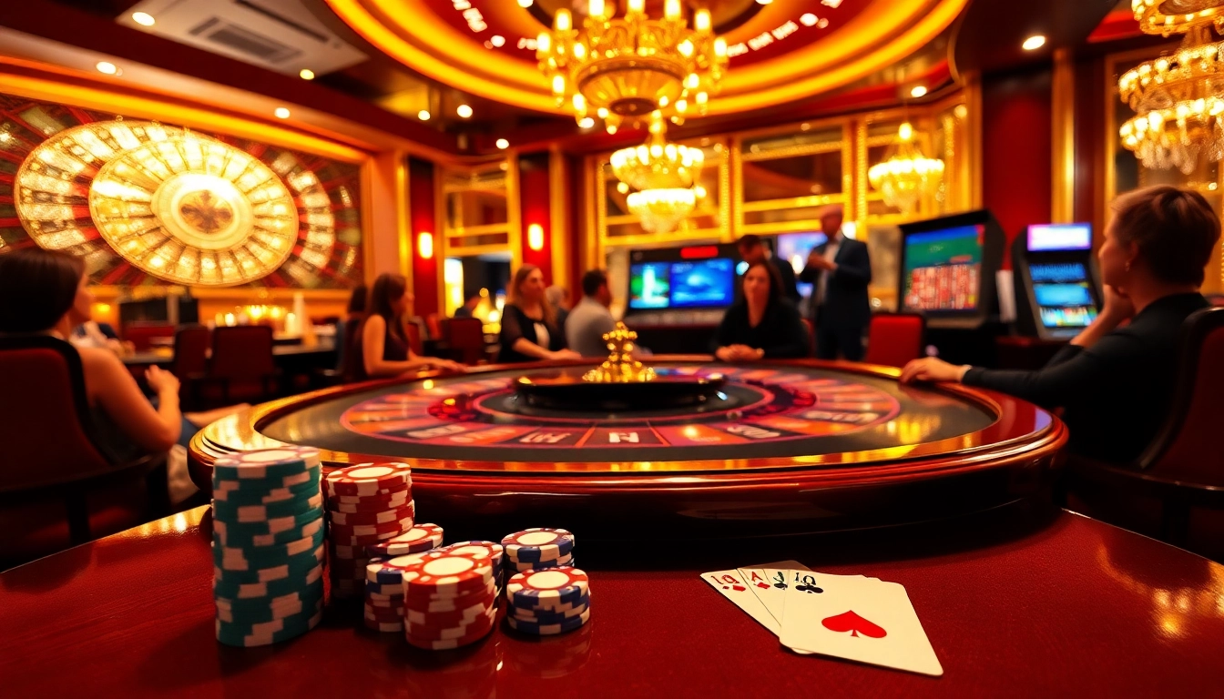 Engaging poker game scene at https://kk55.fit/ showcasing intense gameplay and vibrant decorations.