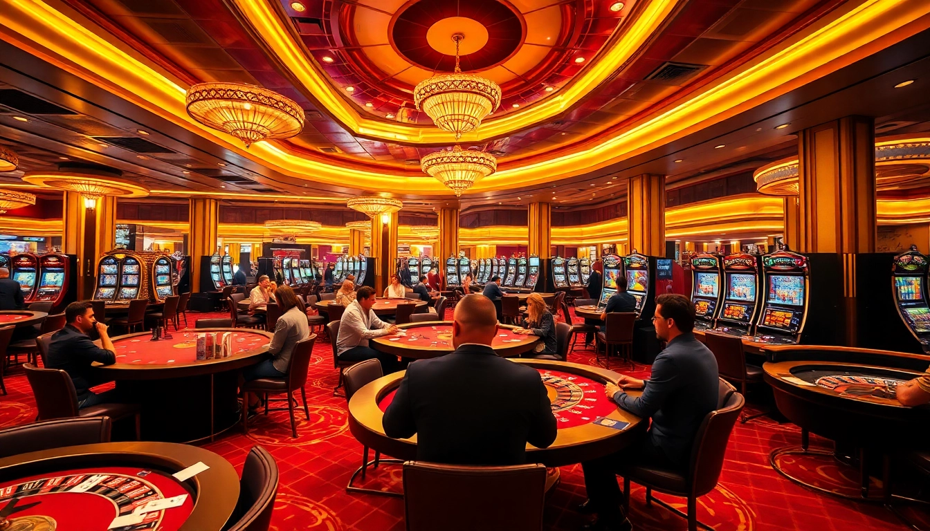 Experience thrilling gaming moments at https://kuwinblog.com/ with an engaging casino scene full of excitement.