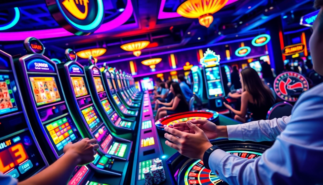 Sunwin offers thrilling casino experiences with vibrant slot machines and engaging games.