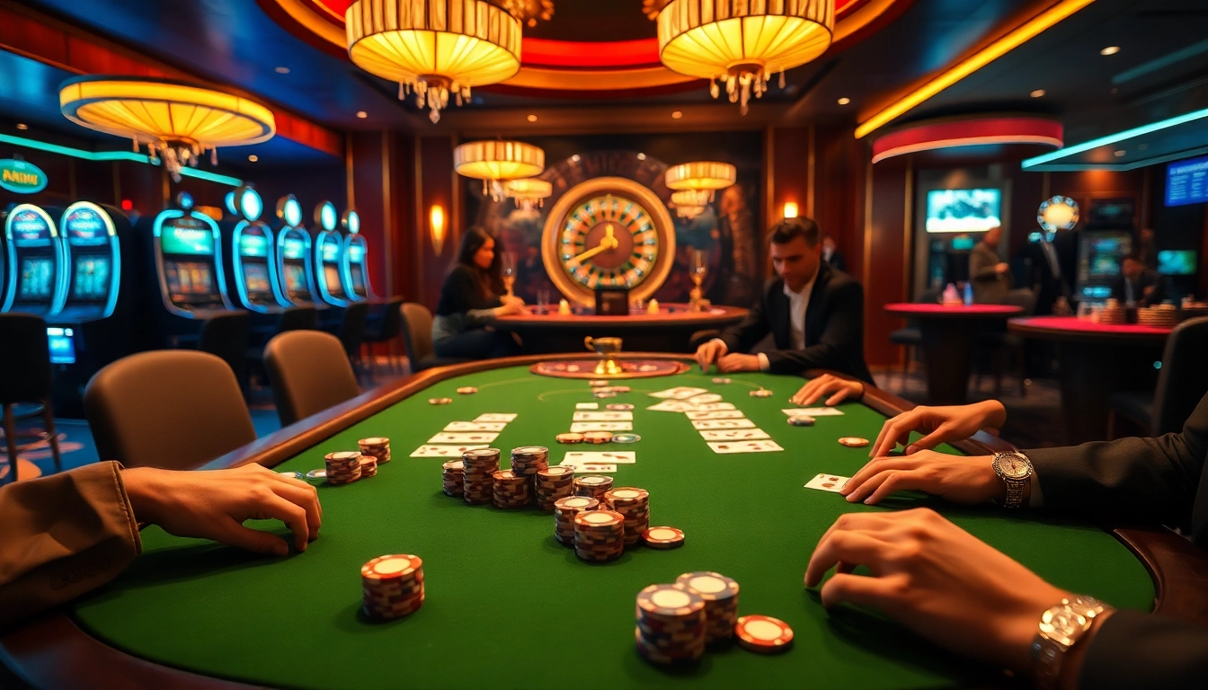 Experience thrilling poker action at rikvip with luxurious casino ambiance.